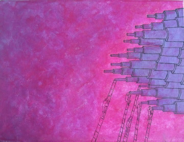 Paradigm Shift — acrylic on canvas, 2009